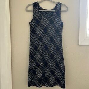 90’s plaid mini dress